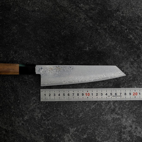Bunka VG-10 Damas Manche en Buffle et Noyer 180mm-[Musashi]-[Couteaux de cuisine japonais]