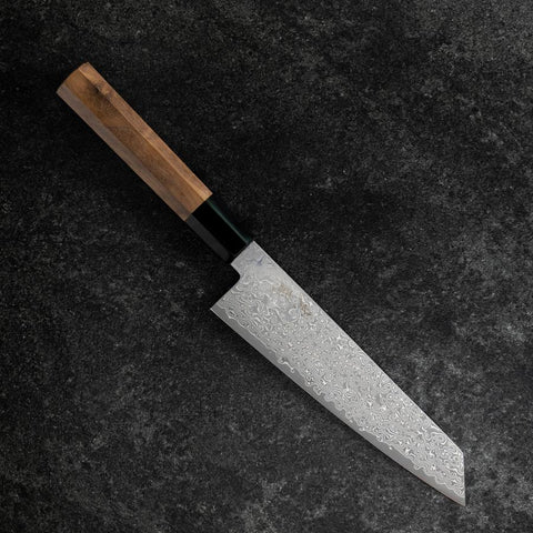 Bunka VG-10 Damas Manche en Buffle et Noyer 180mm-[Musashi]-[Couteaux de cuisine japonais]
