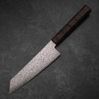 Bunka VG-10 Damas Marron Manche en Bois de Bouleau 165mm-[Musashi]-[Couteaux de cuisine japonais]