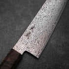 Bunka VG-10 Damas Marron Manche en Bois de Bouleau 165mm-[Musashi]-[Couteaux de cuisine japonais]