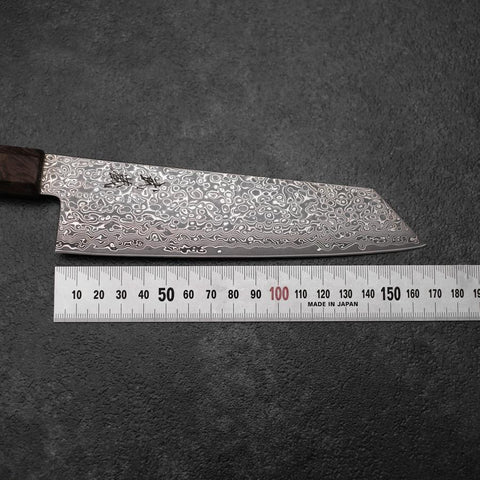 Bunka VG-10 Damas Marron Manche en Bois de Bouleau 165mm-[Musashi]-[Couteaux de cuisine japonais]