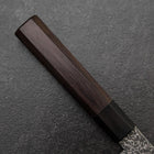 Bunka VG-10 Damas Noir Manche en Bois de Rose 180mm-[Musashi]-[Couteaux de cuisine japonais]
