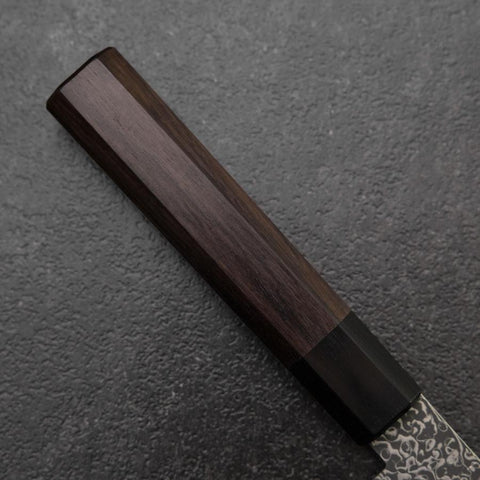 Bunka VG-10 Damas Noir Manche en Bois de Rose 180mm-[Musashi]-[Couteaux de cuisine japonais]