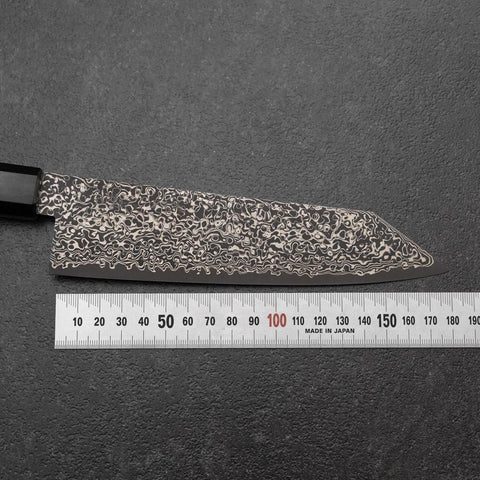 Bunka VG-10 Damas Noir Manche en Bois de Rose 180mm-[Musashi]-[Couteaux de cuisine japonais]