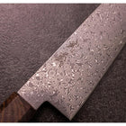 Bunka VG-10 Damascus Brown Birch Handle 180mm-[Musashi]-[Couteaux de cuisine japonais]