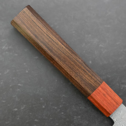 Bunka VG-10 Damascus Shitan Ebony Handle 165mm-[Musashi]-[Couteaux de cuisine japonais]