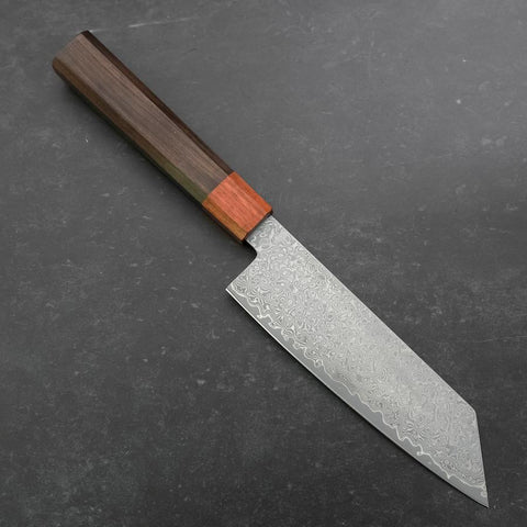 Bunka VG-10 Damascus Shitan Ebony Handle 165mm-[Musashi]-[Couteaux de cuisine japonais]