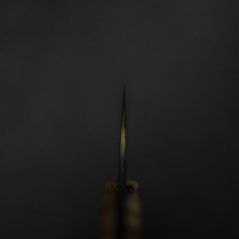 Bunka VG-10 Miroir Damas Manche en Olivier 180mm - Arc-en-Ciel-[Musashi]-[Couteaux de cuisine japonais]