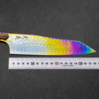 Bunka VG-10 Miroir Damas Manche en Olivier 180mm - Arc-en-Ciel-[Musashi]-[Couteaux de cuisine japonais]