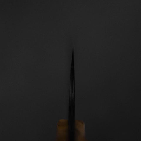 Bunka VG-10 Miroir Damas Manche en Olivier 180mm - Bleu-[Musashi]-[Couteaux de cuisine japonais]