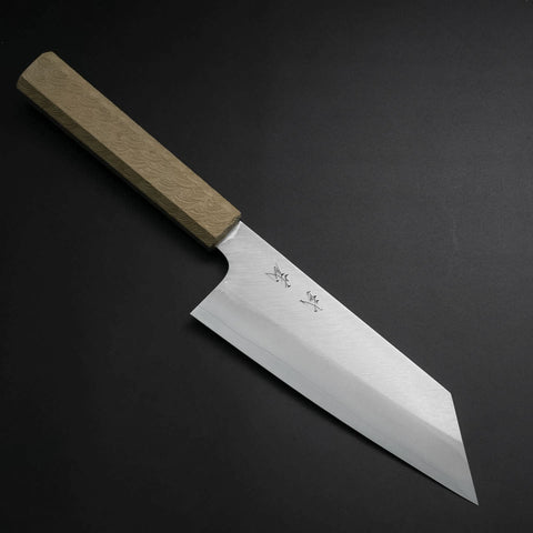 Bunka VG-10 Poli Manche Urushi Blanc 165mm-[Musashi]-[Couteaux de cuisine japonais]