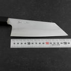 Bunka VG-10 Poli Manche en Buffle et Ébène 165mm-[Musashi]-[Couteaux de cuisine japonais]