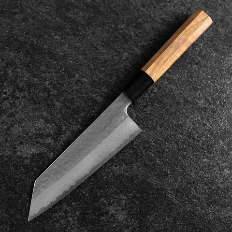 Bunka VG-10 Tsuchime Damas Manche en Buffle et Noyer 165mm-[Musashi]-[Couteaux de cuisine japonais]