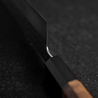 Bunka VG-10 Tsuchime Damas Manche en Buffle et Noyer 165mm-[Musashi]-[Couteaux de cuisine japonais]
