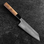 Bunka VG-10 Tsuchime Damas Manche en Buffle et Noyer 165mm-[Musashi]-[Couteaux de cuisine japonais]
