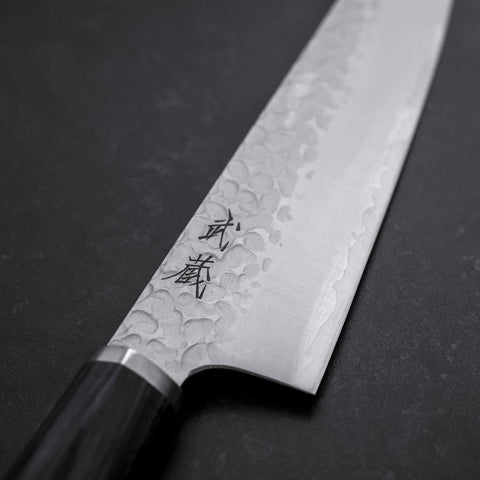 Bunka VG-10 Tsuchime Manche Oval Pourpre 165mm-[Musashi]-[Couteaux de cuisine japonais]