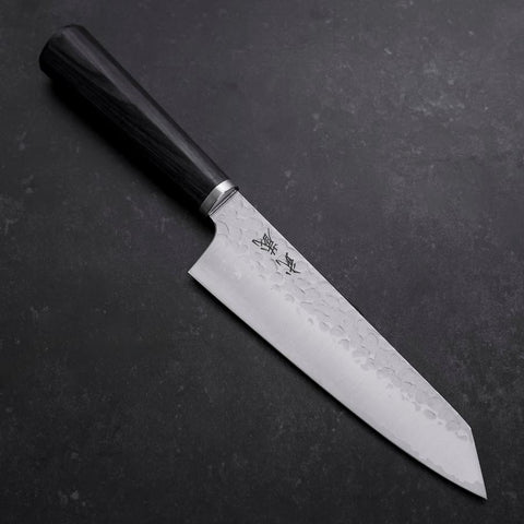 Bunka VG-10 Tsuchime Manche Oval Pourpre 165mm-[Musashi]-[Couteaux de cuisine japonais]