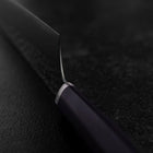 Bunka VG-10 Tsuchime Manche Oval Pourpre 180mm-[Musashi]-[Couteaux de cuisine japonais]