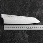 Bunka VG-10 Tsuchime Manche Oval Pourpre 180mm-[Musashi]-[Couteaux de cuisine japonais]