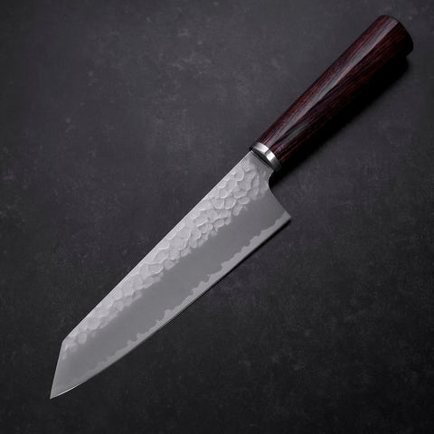 Bunka VG-10 Tsuchime Manche Oval en Acajou 165mm-[Musashi]-[Couteaux de cuisine japonais]