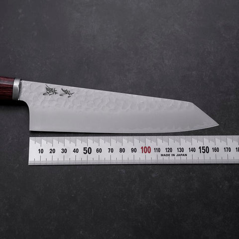 Bunka VG-10 Tsuchime Manche Oval en Acajou 165mm-[Musashi]-[Couteaux de cuisine japonais]