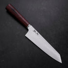 Bunka VG-10 Tsuchime Manche Oval en Acajou 165mm-[Musashi]-[Couteaux de cuisine japonais]