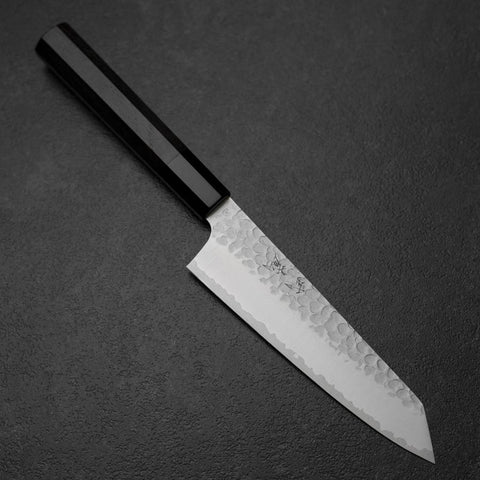 Bunka VG-10 Tsuchime Manche en Buffle et Ébène 165mm-[Musashi]-[Couteaux de cuisine japonais]