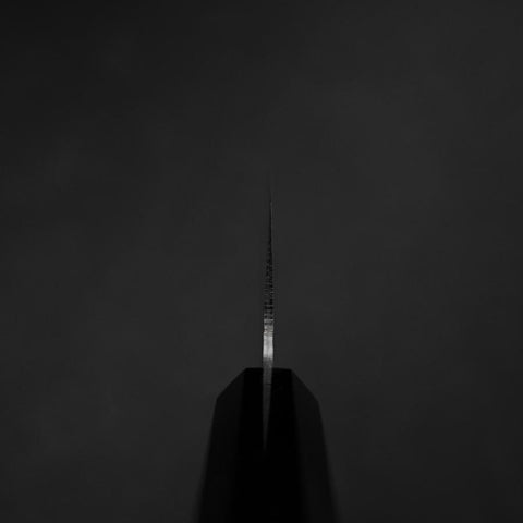 Bunka VG-10 Tsuchime Manche en Buffle et Ébène 180mm-[Musashi]-[Couteaux de cuisine japonais]