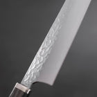 Bunka VG-10 Tsuchime Manche en Cerisier Anthracite 180mm-[Musashi]-[Couteaux de cuisine japonais]