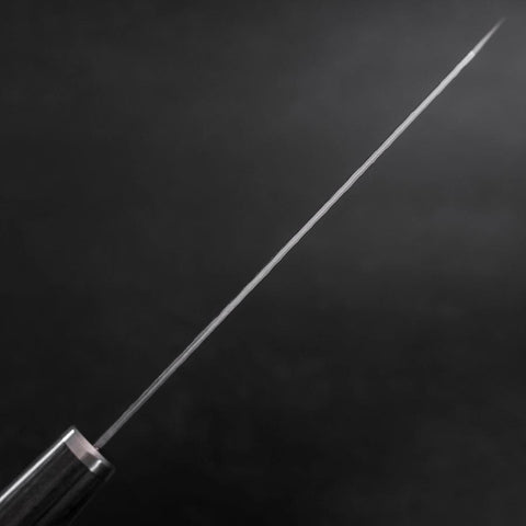 Bunka VG-10 Tsuchime Manche en Cerisier Anthracite 180mm-[Musashi]-[Couteaux de cuisine japonais]