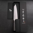 Bunka VG-10 Tsuchime Manche en Cerisier Anthracite 180mm-[Musashi]-[Couteaux de cuisine japonais]