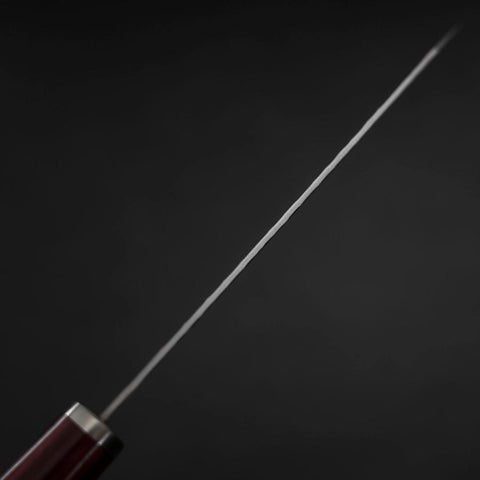 Bunka VG-10 Tsuchime Manche en Cerisier Rouge 165mm-[Musashi]-[Couteaux de cuisine japonais]
