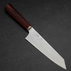 Bunka VG-10 Tsuchime Manche en Cerisier Rouge 165mm-[Musashi]-[Couteaux de cuisine japonais]