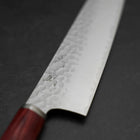 Bunka VG-10 Tsuchime Manche en Cerisier Rouge 180mm-[Musashi]-[Couteaux de cuisine japonais]