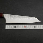 Bunka VG-10 Tsuchime Manche en Cerisier Rouge 180mm-[Musashi]-[Couteaux de cuisine japonais]