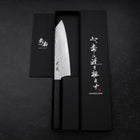 Bunka VG-10 Tsuchime Manche en Ébène 180mm-[Musashi]-[Couteaux de cuisine japonais]