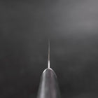 Bunka VG-10 Tsuchime Oval Charcoal Handle 165mm (6.5”)-[Musashi]-[Couteaux de cuisine japonais]
