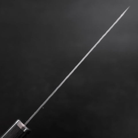 Bunka VG-10 Tsuchime Oval Charcoal Handle 165mm (6.5”)-[Musashi]-[Couteaux de cuisine japonais]