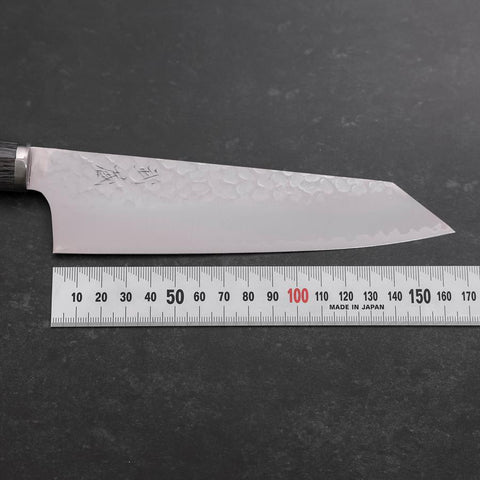 Bunka VG-10 Tsuchime Oval Charcoal Handle 165mm (6.5”)-[Musashi]-[Couteaux de cuisine japonais]
