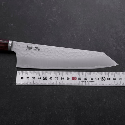 Bunka VG-10 Tsuchime Oval Mahogany Handle 180mm (7”)-[Musashi]-[Couteaux de cuisine japonais]