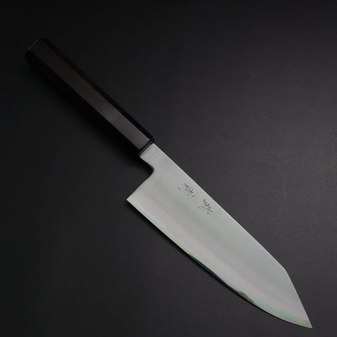 Bunka White Steel #2 Bokashi Manche en Buffle et Ébène 165mm-[Musashi]-[Couteaux de cuisine japonais]