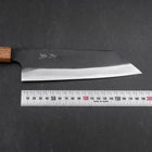 Bunka White Steel #2 Kurouchi Manche Yaki Urushi 165mm-[Musashi]-[Couteaux de cuisine japonais]