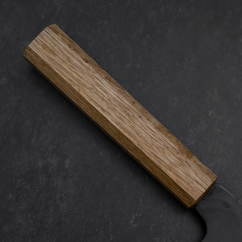 Bunka White Steel #2 Kurouchi Oak Handle 190mm (7.5”)-[Musashi]-[Couteaux de cuisine japonais]