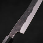 Bunka White Steel #2 Revêtement Inox Kurouchi Manche en Buffle et Bois de Teck 180mm-[Musashi]-[Couteaux de cuisine japonais]