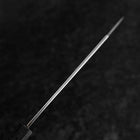 Bunka White Steel #2 Revêtement inox Kurouchi Manche Urushi Ishime Noir 180mm-[Musashi]-[Couteaux de cuisine japonais]