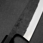 Bunka White Steel #2 Revêtement inox Kurouchi Manche en Buffle et Magnolia 170mm-[Musashi]-[Couteaux de cuisine japonais]