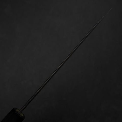 Bunka White Steel #2 Revêtement inox Kurouchi Manche en Buffle et Magnolia 170mm-[Musashi]-[Couteaux de cuisine japonais]