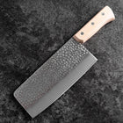 Chinese Cleaver AUS-6 Tsuchime Western Handle 180mm (7”)-[Musashi]-[Couteaux de cuisine japonais]