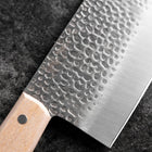 Chinese Cleaver AUS-6 Tsuchime Western Handle 180mm (7”)-[Musashi]-[Couteaux de cuisine japonais]
