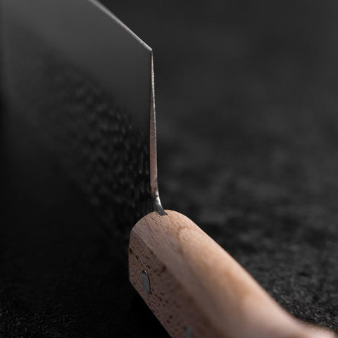 Chinese Cleaver AUS-6 Tsuchime Western Handle 180mm (7”)-[Musashi]-[Couteaux de cuisine japonais]